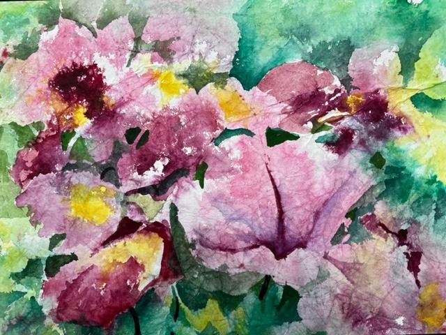 watercolor on masa watercolor on masa